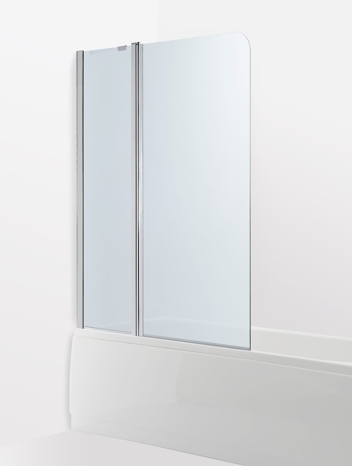 Badkarsvägg Duschbyggarna Bad Modell 86, 700x1500 mm, Kromoptik