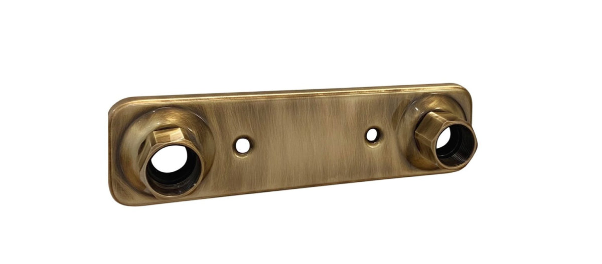 Blandarfäste Duschbyggarna c/c 160 mm för dold rördragning, Brons, PEX16