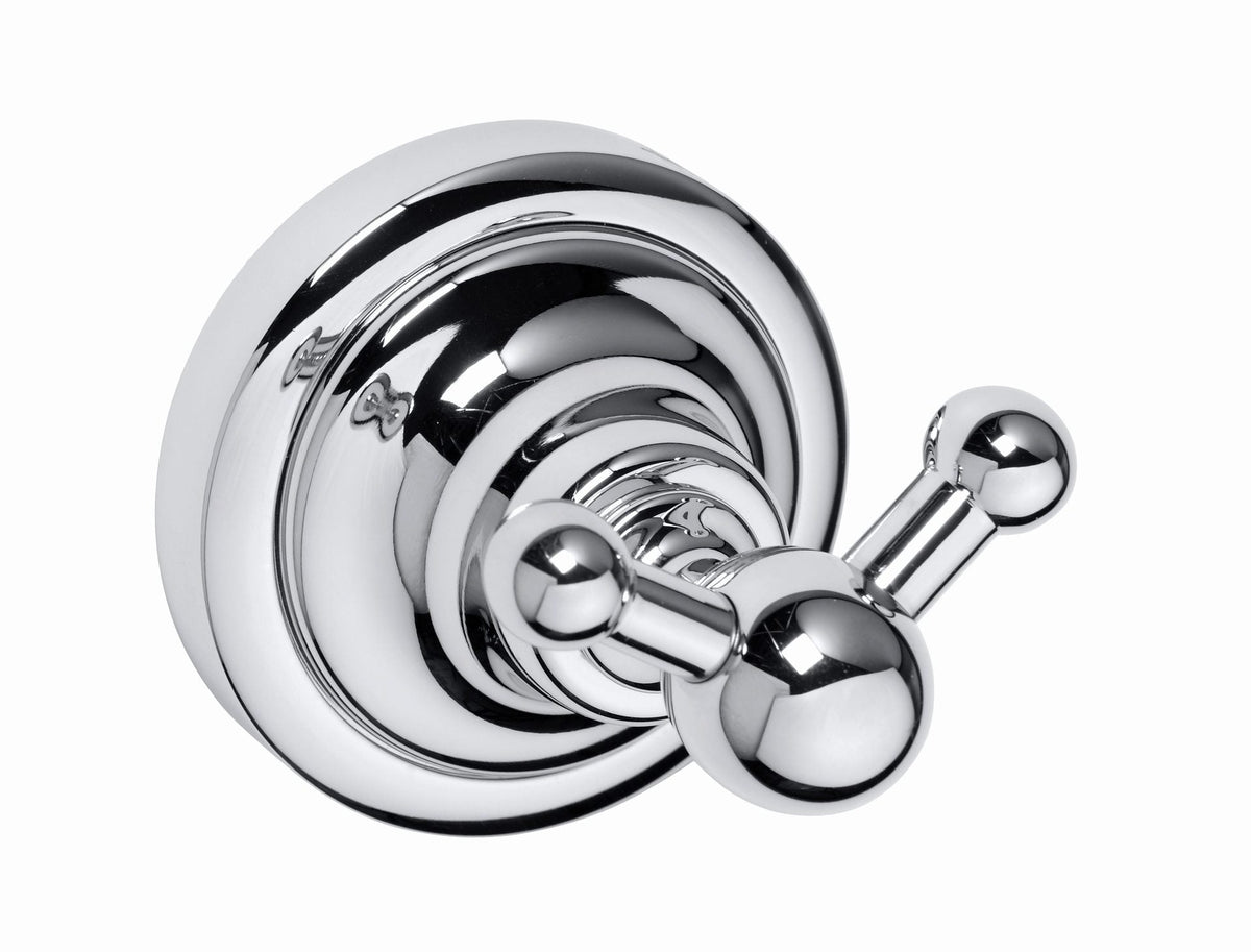 Handdukskrok Duschbyggarna Classic Krom Dubbel