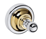 Handdukskrok Duschbyggarna Classic Krom/Guld, Utan Pegg