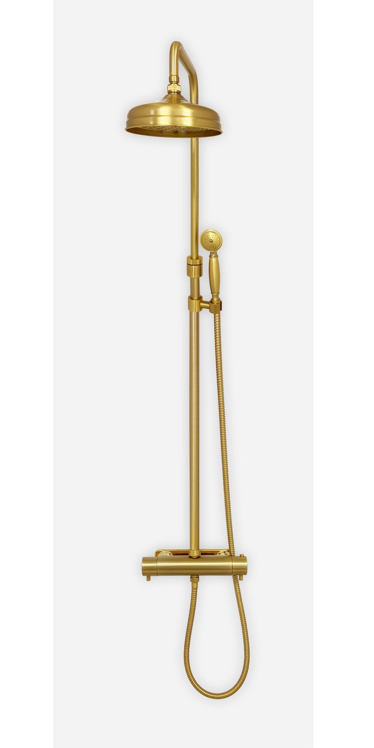 Takdusch Duschbyggarna Colour Line Brushed Gold, 160 mm