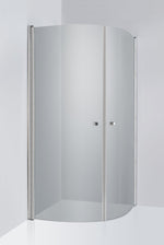Duschhörna Duschbyggarna Corny de Luxe, 900x900 mm, Kromoptik, Gråtonat