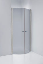 Duschdörrar Duschbyggarna Corny de Luxe Nisch, 1260-1320 mm, Kromoptik, Gråtonat