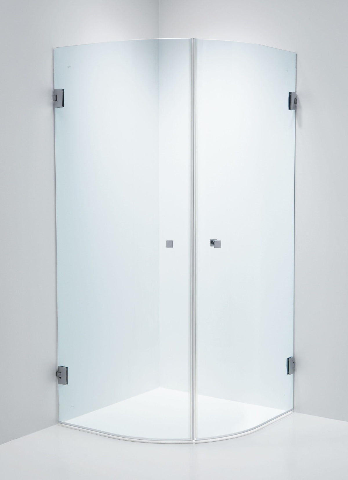 Duschhörna Duschbyggarna Corny Design, 800x800 mm, Krom
