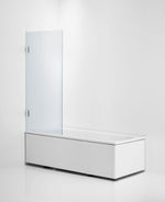 Badkarsvägg Duschbyggarna Design Bad Modell 770 måttbeställd, Vänsterhängd, Krom, Isglas 6 mm