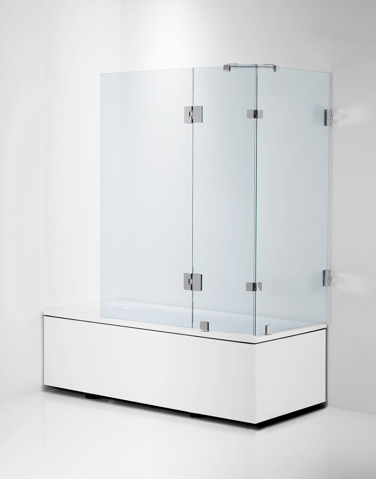 Badkarsvägg Duschbyggarna Design Bad Modell 772 måttbeställd, Högerhängd, Klarglas