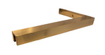 Stabiliserande stag Duschbyggarna Design L-stag, Brushed gold, Höger