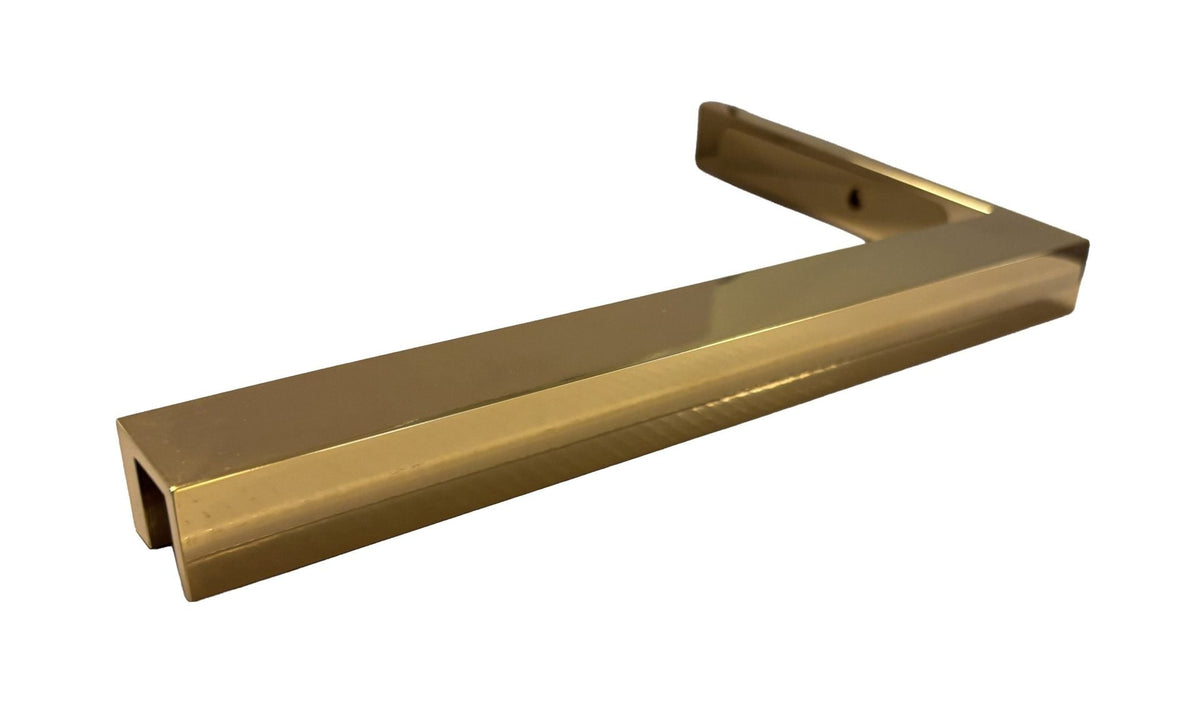 Stabiliserande stag Duschbyggarna Design L-stag, Guld, Höger
