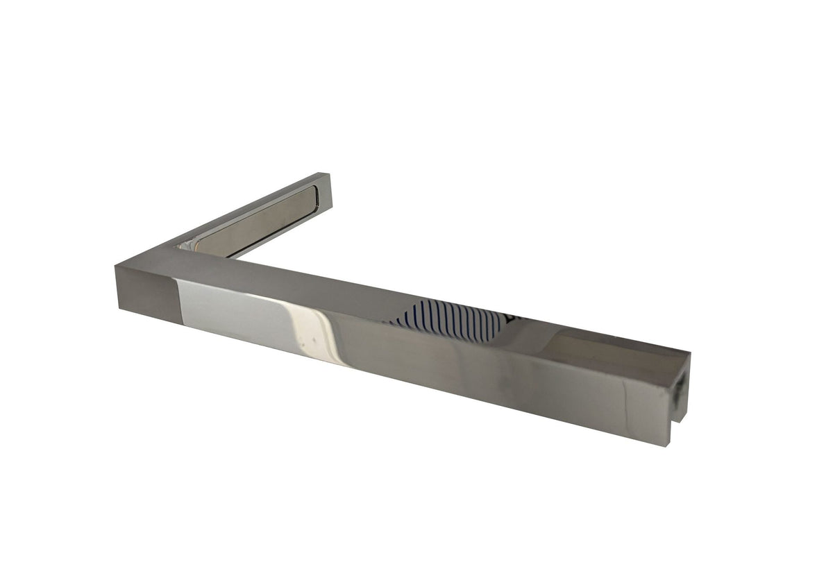 Stabiliserande stag Duschbyggarna Design L-stag, Krom, Vänster