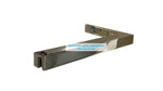 Stabiliserande stag Duschbyggarna Design L-stag, Rostfri look, Höger