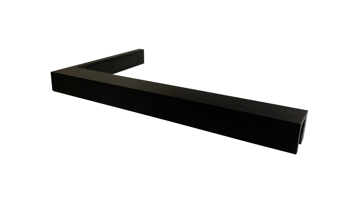 Stabiliserande stag Duschbyggarna Design L-stag, Svart matt, Vänster