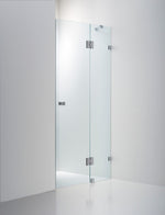 Duschvägg Duschbyggarna Design Modell 720 måttbeställd, Högerhängd, Krom, Klarglas 6 mm