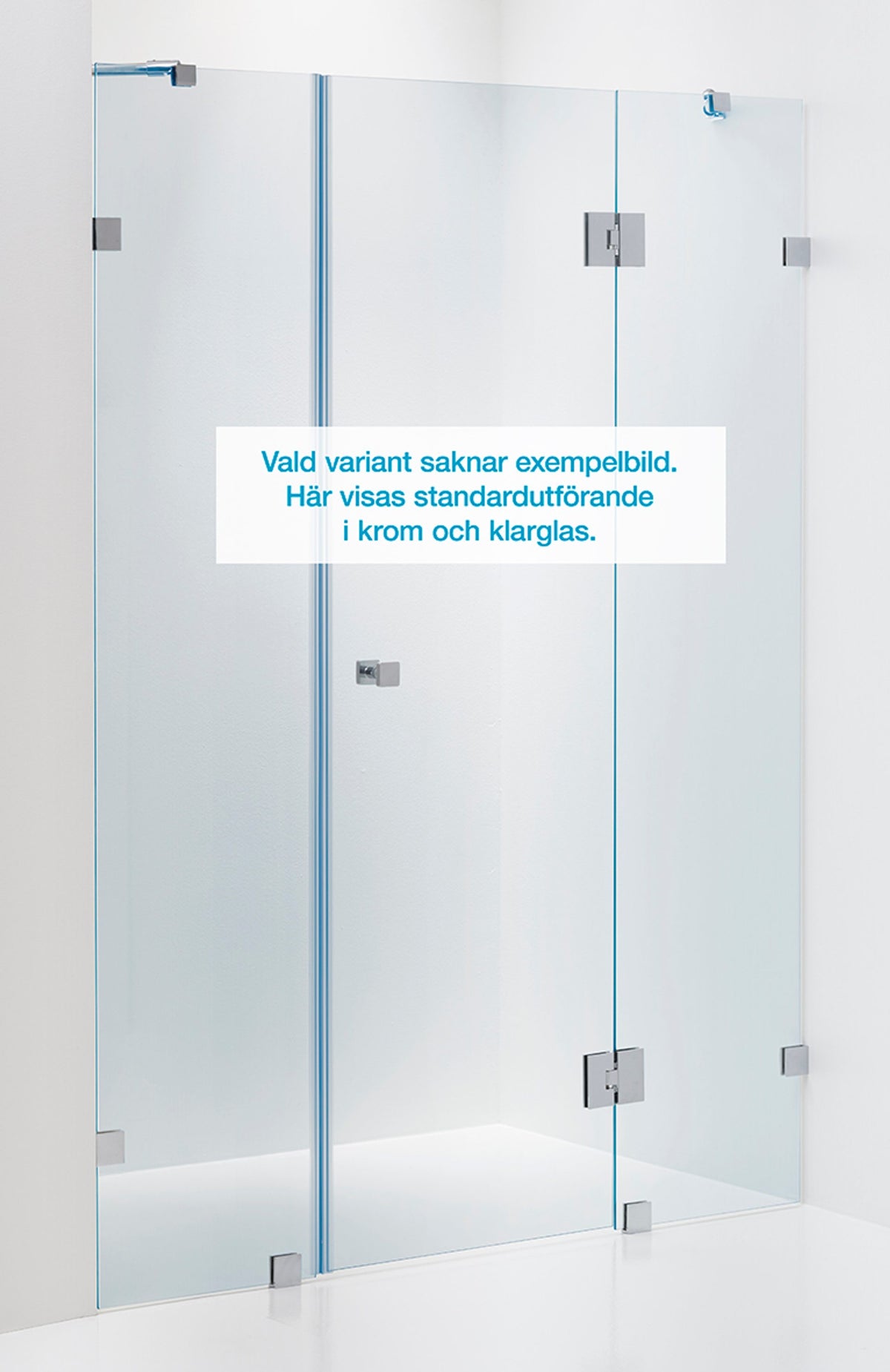 Duschvägg Duschbyggarna Design Modell 730 måttbeställd, Högerhängd, Guld, Klarglas 6 mm
