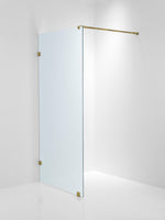 Duschvägg Duschbyggarna Design Skärmvägg, 690x1913 mm, Brons, Isglas 6 mm