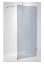 Duschvägg Duschbyggarna Design Skärmvägg Rundat Hörn, 790x1913 mm, höger, Krom, Gråtonat 6 mm