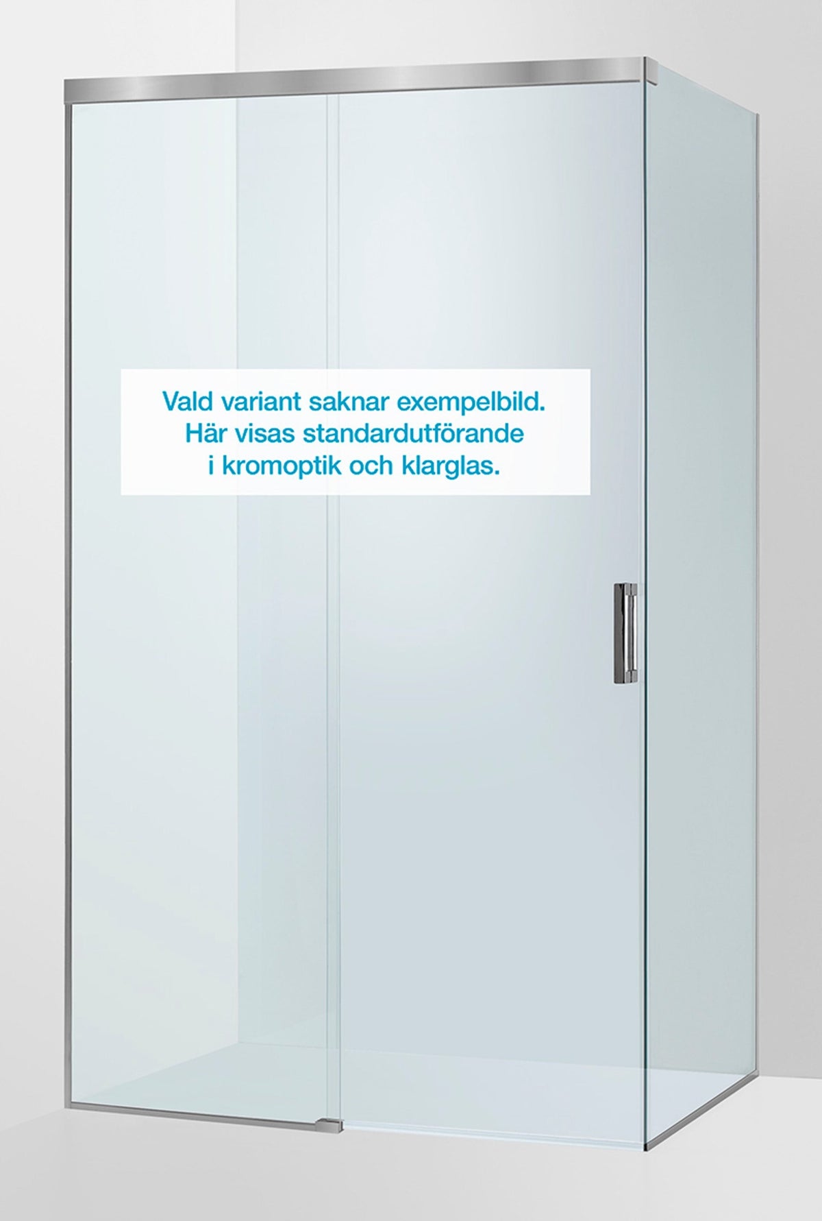 Duschhörna Duschbyggarna Espacio Hörna med Skjutdörr måttbeställd, Vänsterhörn, Svart matt, Klarglas