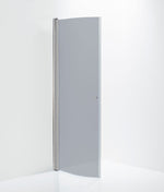 Duschdörr Duschbyggarna Halv Corny de Luxe, 740 mm, Kromoptik, Gråtonat