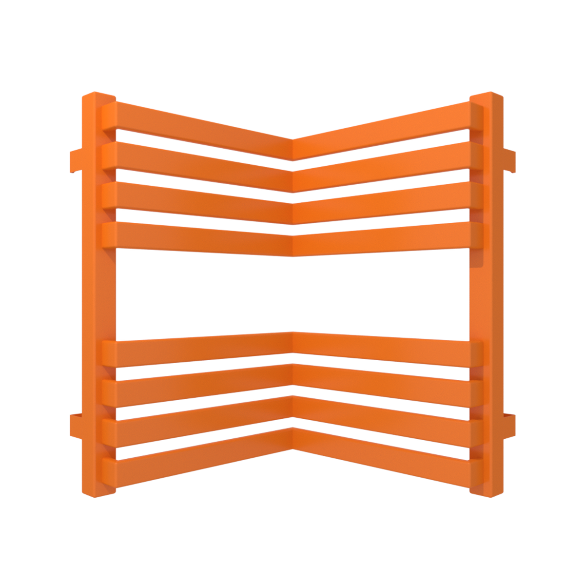 Handdukstork Duschbyggarna Incorner Orange, 465 mm