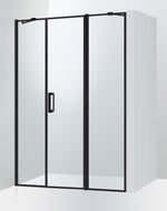 Duschvägg Duschbyggarna Industrial Decor Noblesse Linje 3-delad Frame måttbeställd, Högerhängd