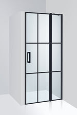 Duschvägg Duschbyggarna Industrial Decor Noblesse Linje Cube måttbeställd, Högerhängd