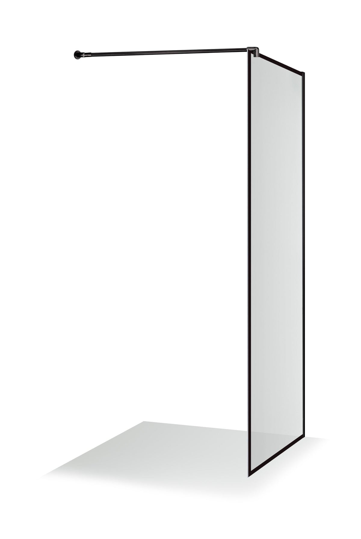 Duschvägg Duschbyggarna Industrial Decor Solo Frame måttbeställd, 