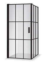 Duschhörna Duschbyggarna Industrial Decor Swing Hörna Cube, Vänsterhängd