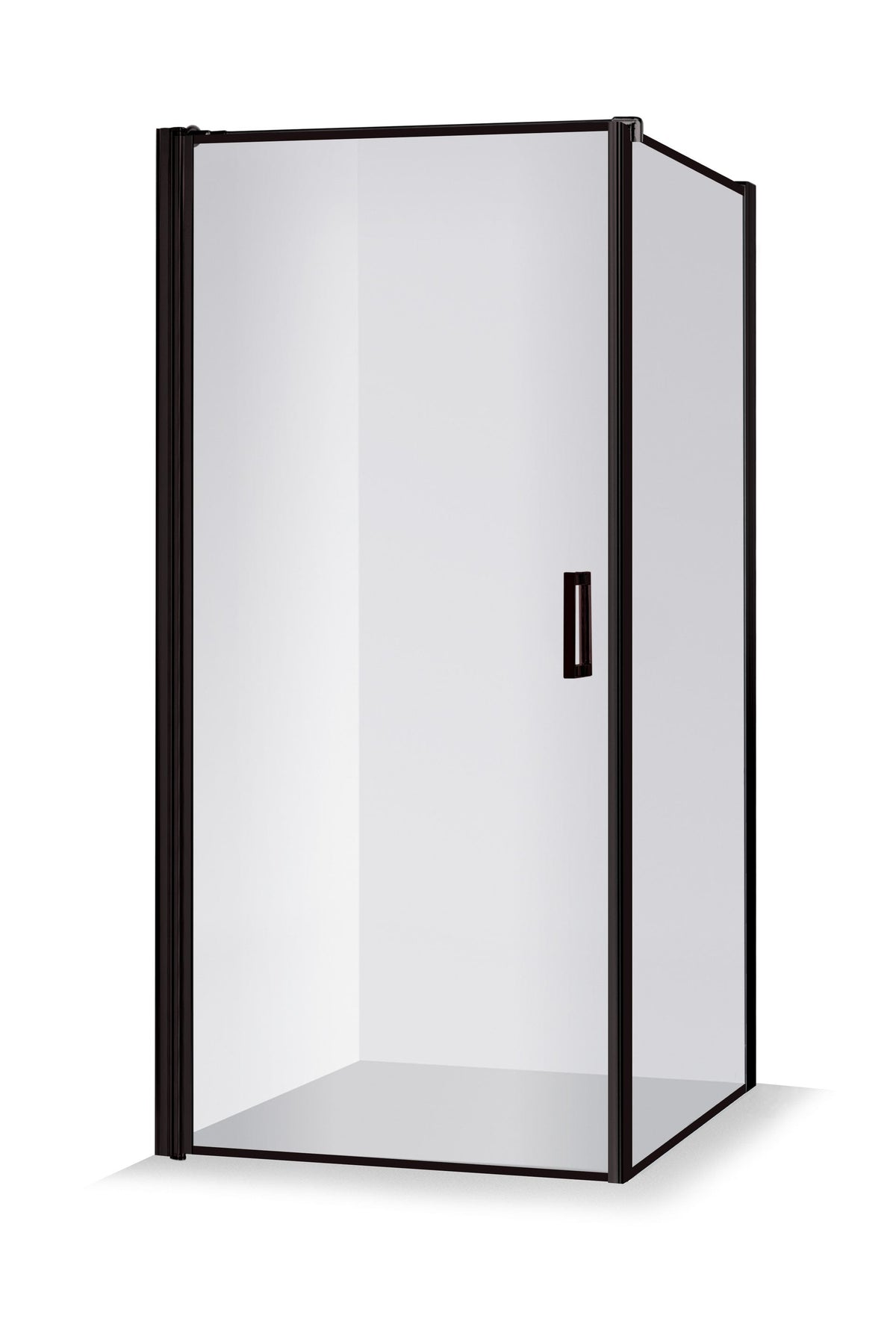 Duschhörna Duschbyggarna Industrial Decor Swing Hörna Frame, 800x800 mm, Vänsterhängd