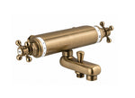 Badkarsblandare Duschbyggarna Ladymix Termostat Brons, 150 mm