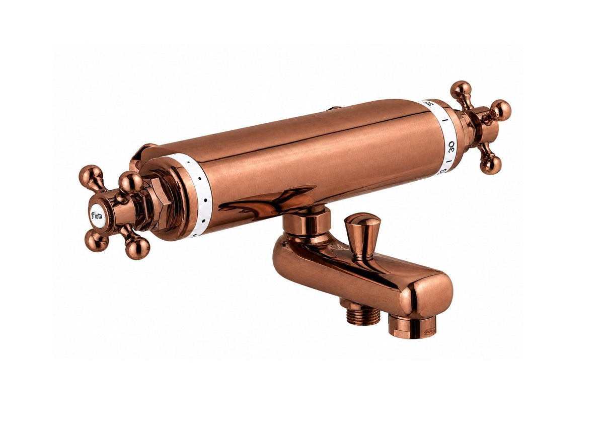 Badkarsblandare Duschbyggarna Ladymix Termostat Koppar, 160 mm