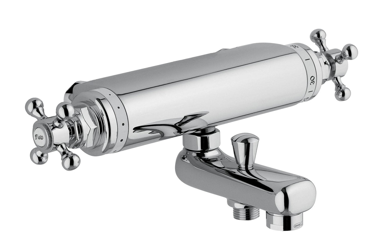 Badkarsblandare Duschbyggarna Ladymix Termostat Krom, 150 mm