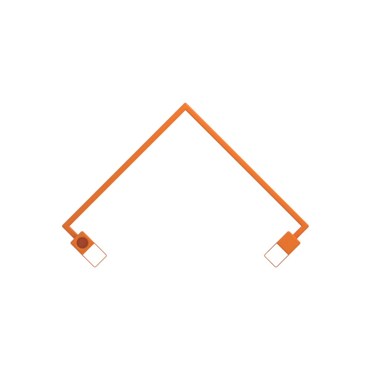 Handdukstork Duschbyggarna Outcorner Orange
