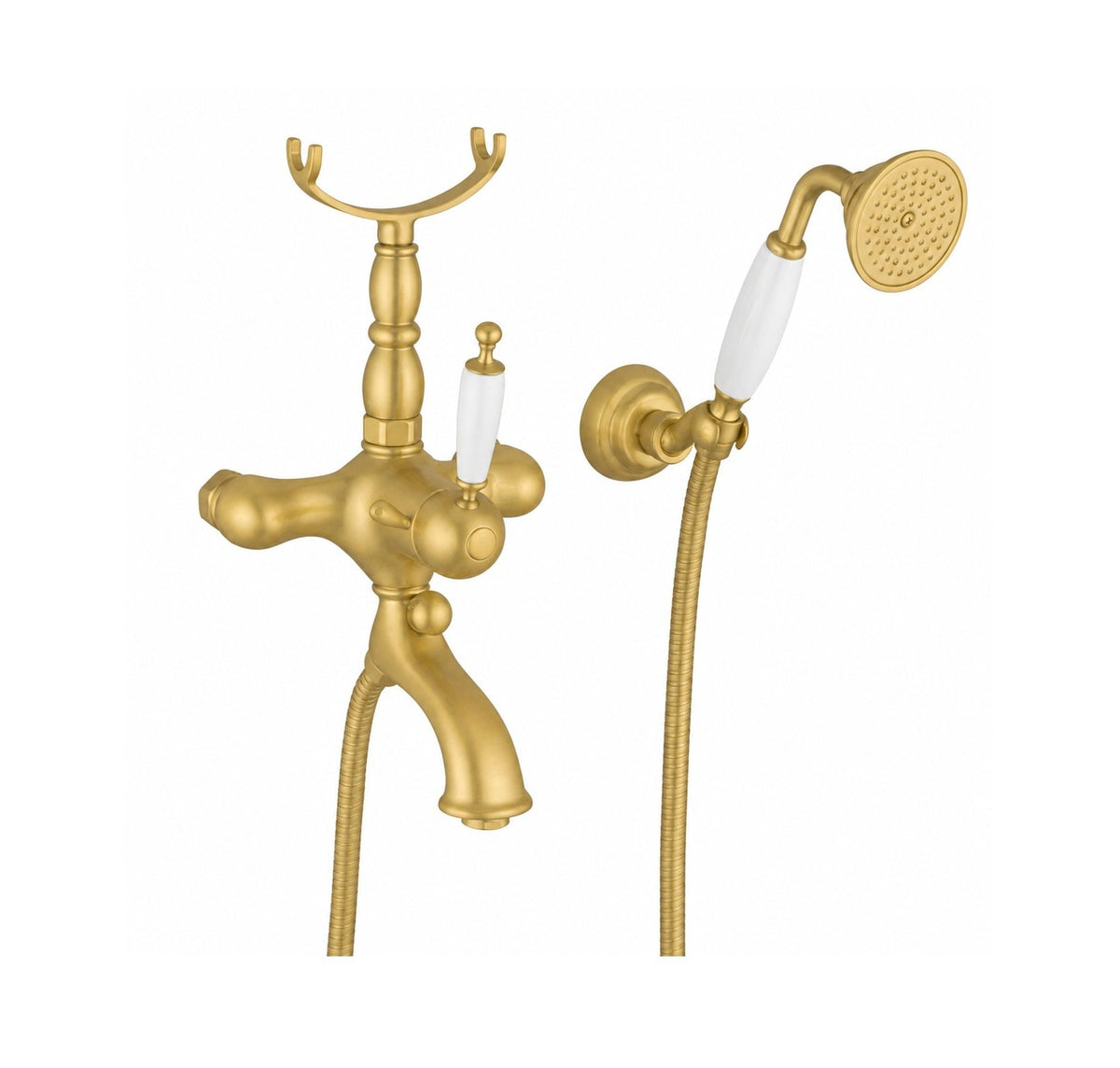 Badkarsblandare Duschbyggarna Oxford Brushed Gold