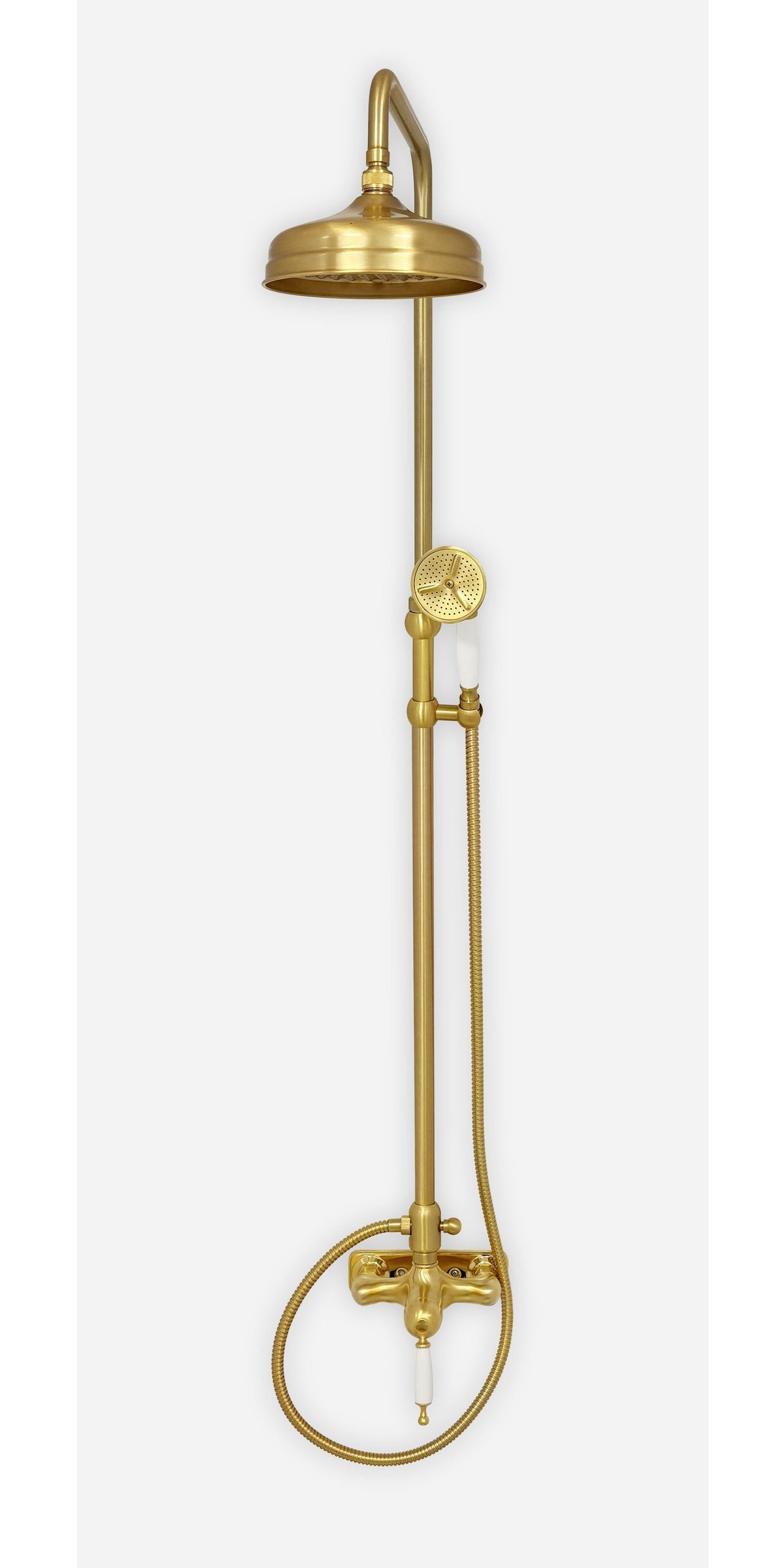 Takdusch Duschbyggarna Oxford med 1-greppsblandare Brushed Gold