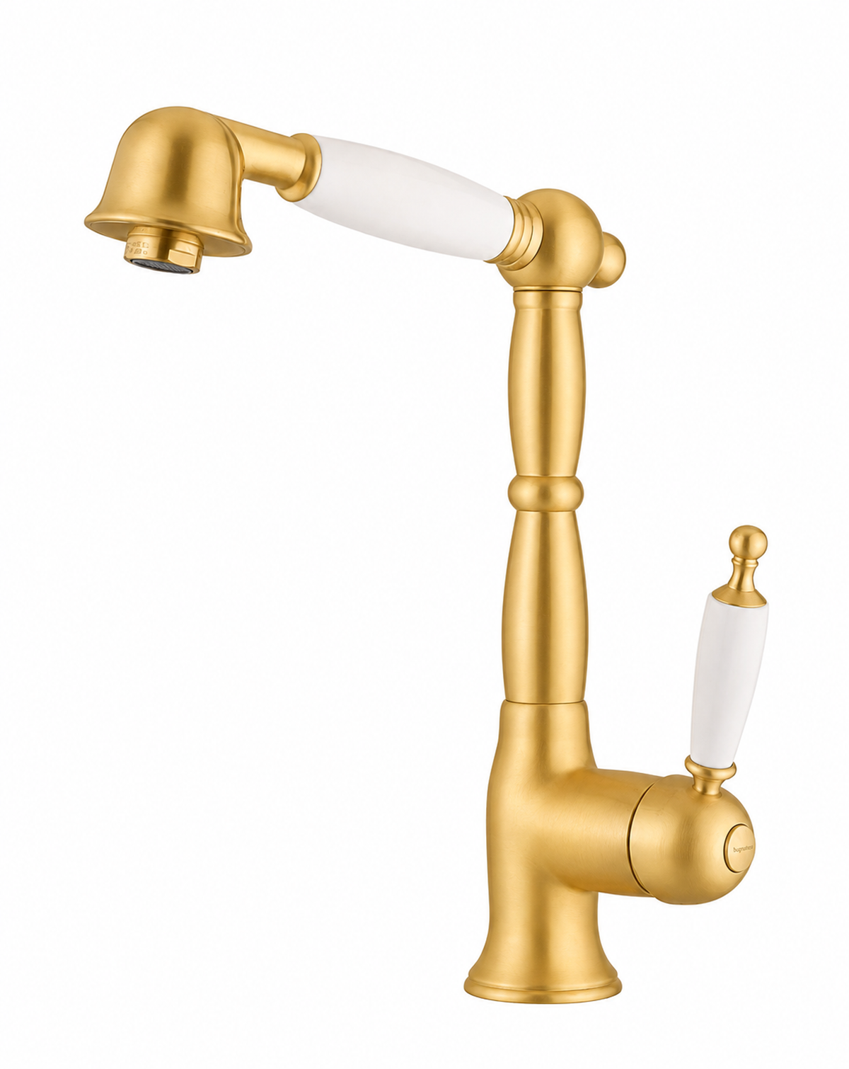 Köksblandare Duschbyggarna Oxford med Handdusch Brushed Gold
