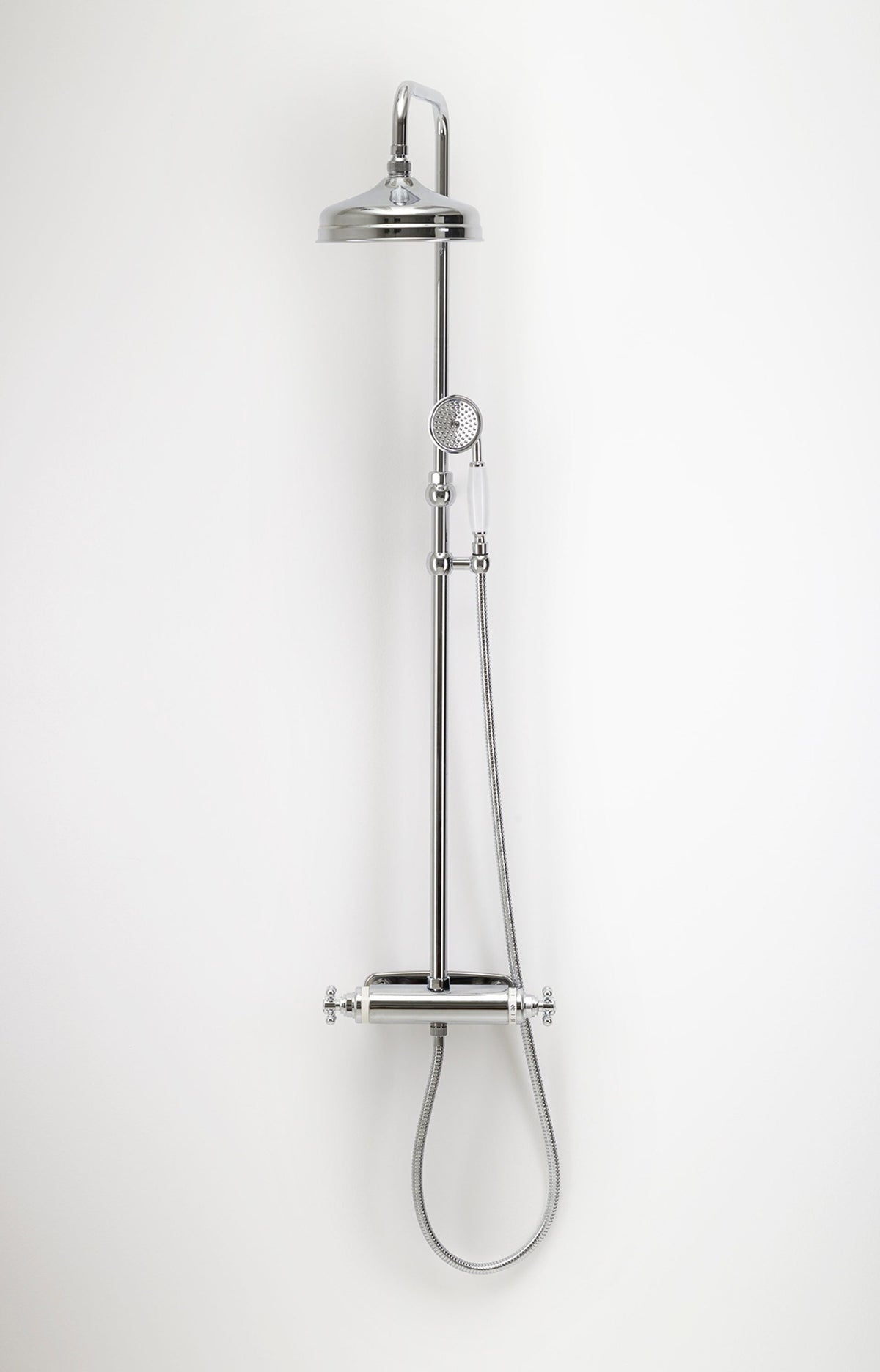Takdusch Duschbyggarna Oxford med Termostatblandare Krom, 150 mm