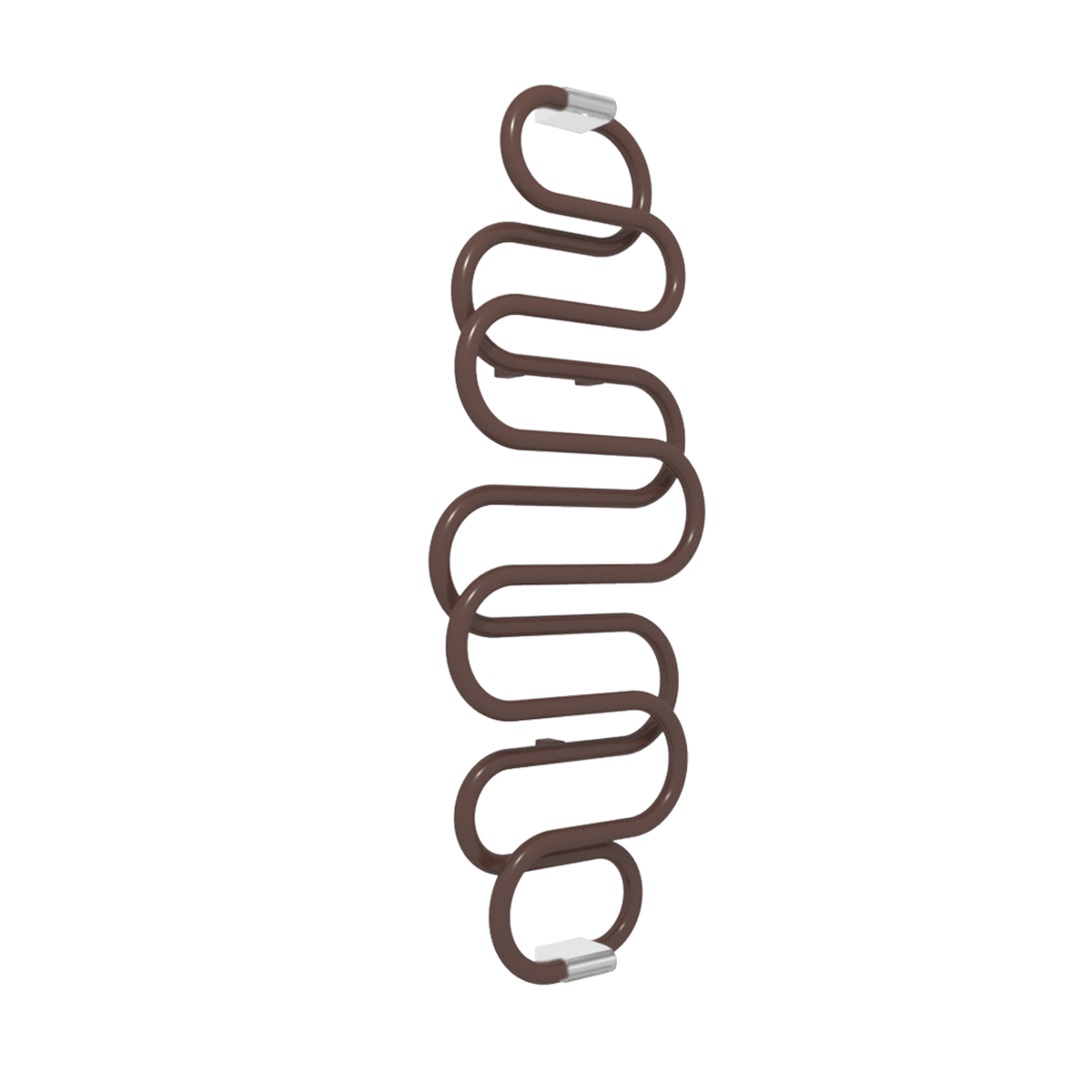Handdukstork Duschbyggarna Snake Elektrisk Brun Mahogny, 1360x500 mm