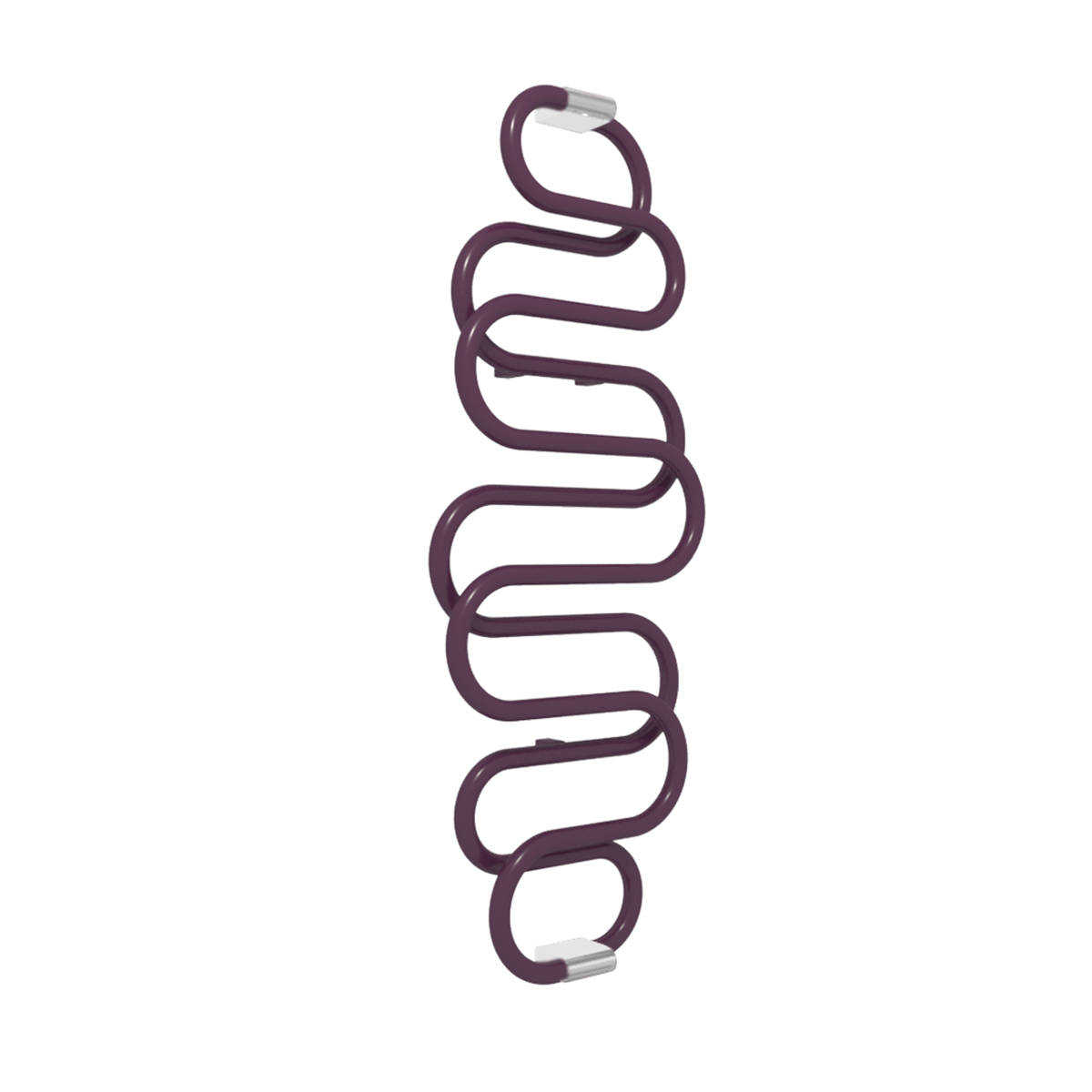 Handdukstork Duschbyggarna Snake Elektrisk Lila Violett, 1360x500 mm