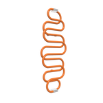 Handdukstork Duschbyggarna Snake Elektrisk Orange, 1360x500 mm