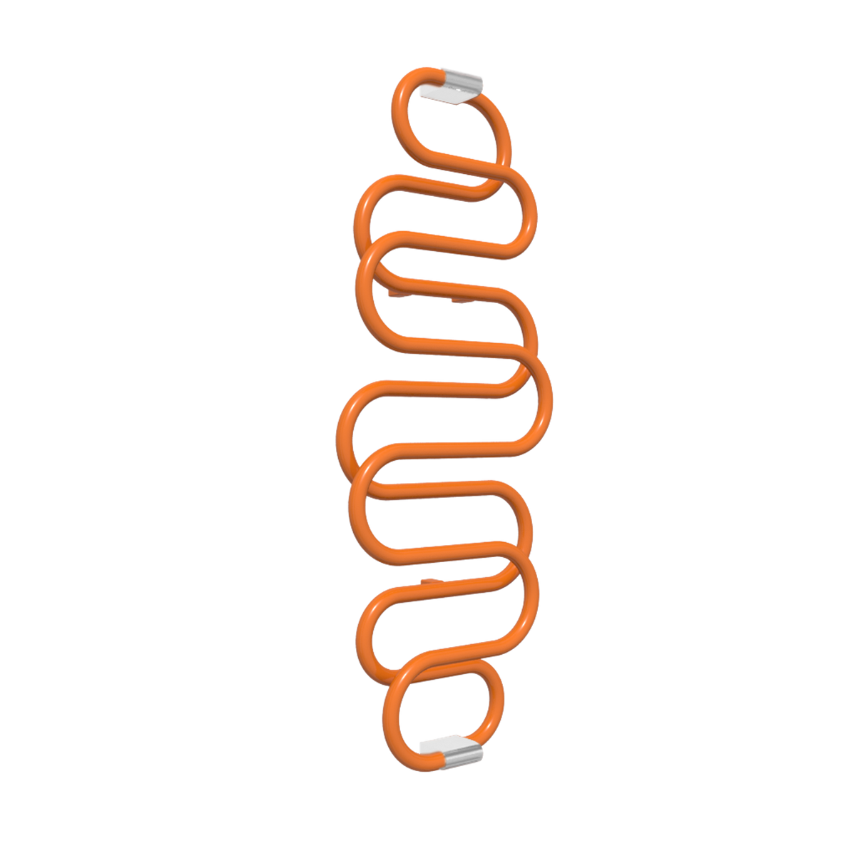Handdukstork Duschbyggarna Snake Elektrisk Orange, 1360x500 mm