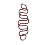 Handdukstork Duschbyggarna Snake Elektrisk Vinröd, 1360x500 mm