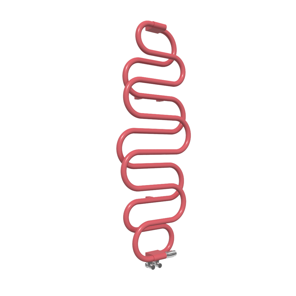 Handdukstork Duschbyggarna Snake Vattenuppvärmd Rosé, 1360 mm, 500 mm