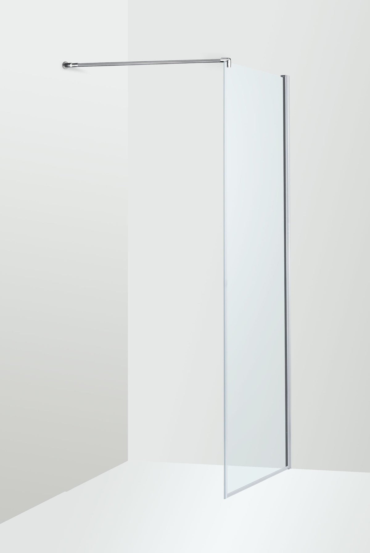 Duschvägg Duschbyggarna Solo Skärmvägg, 700x2000 mm, Kromoptik, Klarglas
