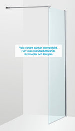 Duschvägg Duschbyggarna Solo Skärmvägg, 900x2000 mm, RAL-färg, Isglas