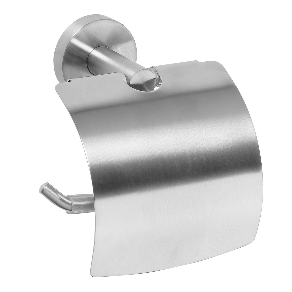 Toalettpappershållare Duschbyggarna Steel med Lock