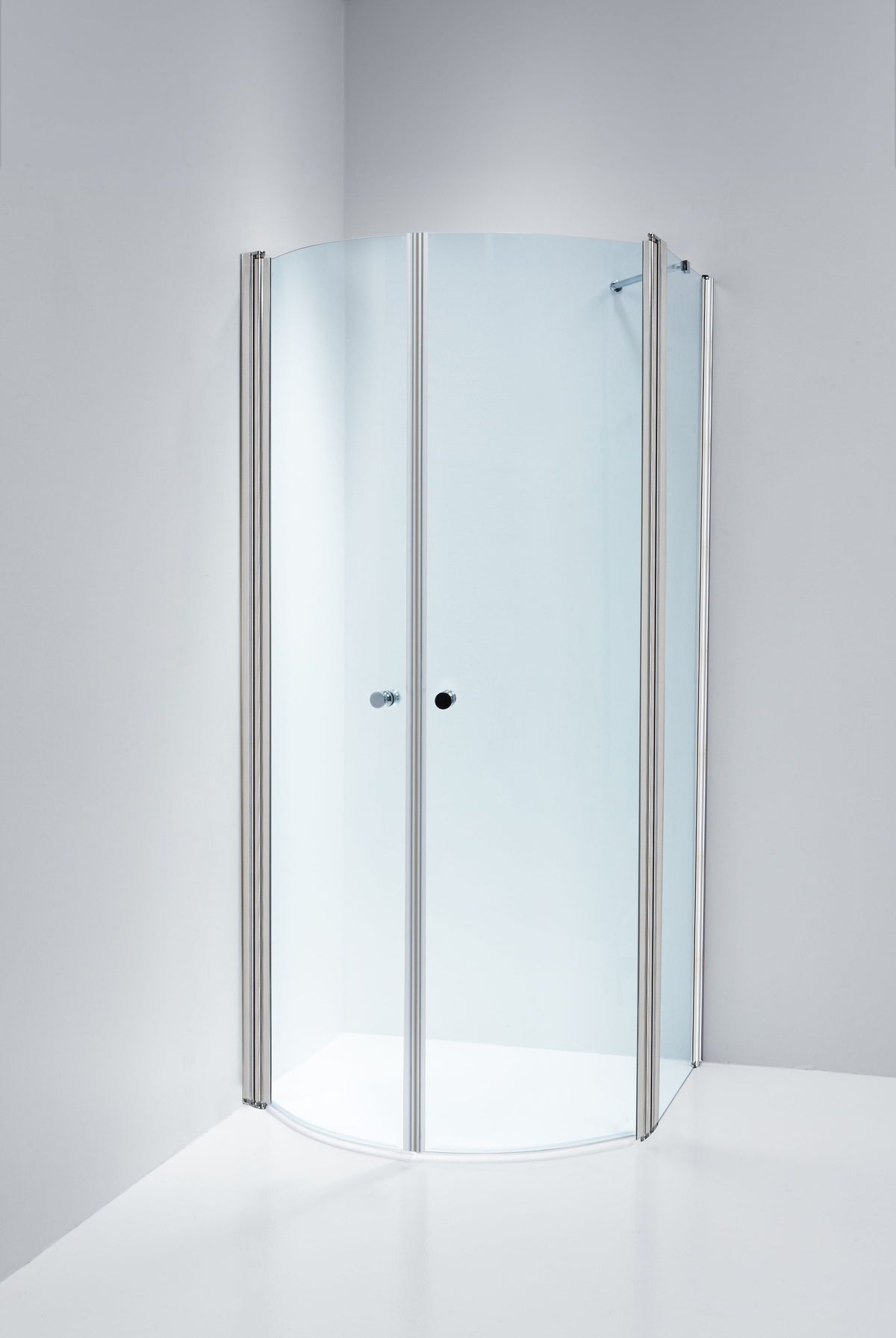 Duschhörna Duschbyggarna Walk In Fönsterhörna, 900x840 mm, Vänsterhörn, Kromoptik
