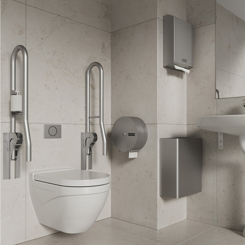 Handduksautomat Stay Borstat rostfritt Beslag Design bild 3