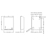 Handduksautomat Stay Borstat rostfritt Beslag Design bild 4