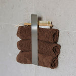 Handdukshållare Base Borstat rostfritt Beslag Design bild 3