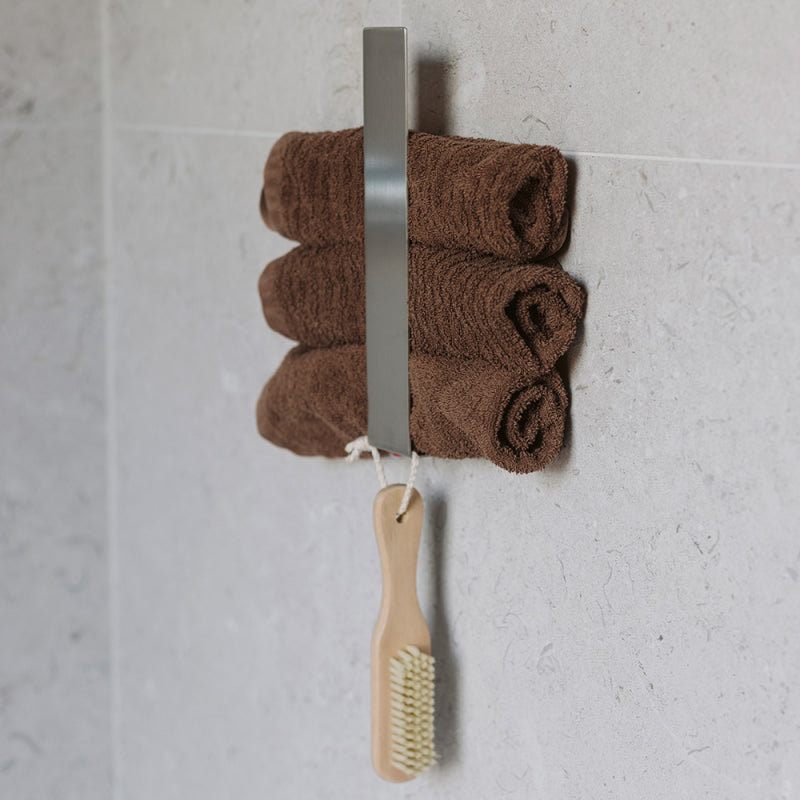Handdukshållare Base Borstat rostfritt Beslag Design bild 6