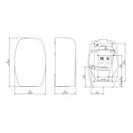 Handtork Stay Mattsvart Beslag Design bild 4
